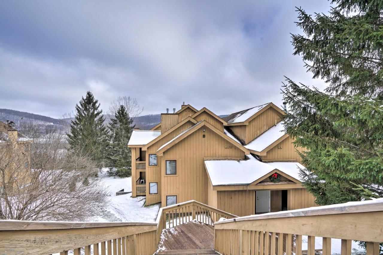 Ski-Inandout And Golf Condo With Aandc At Holiday Valley! Ellicottville Eksteriør bilde